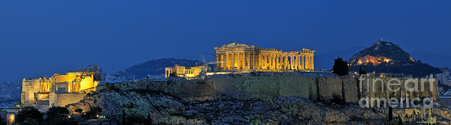 Panoramic view of Acropolis of Athens Photograph by George Atsametakis