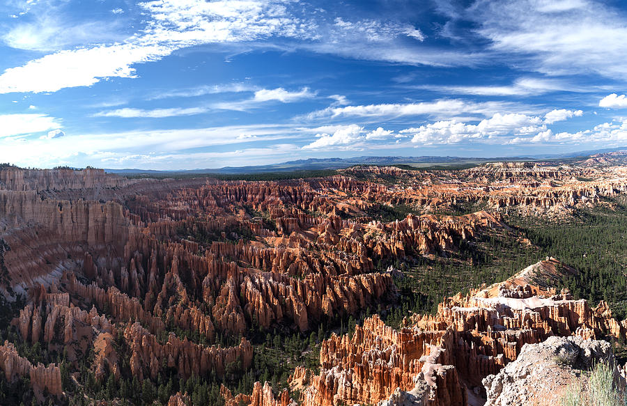 Panoramic View of Bryce Canyon Photograph by Levin Rodriguez