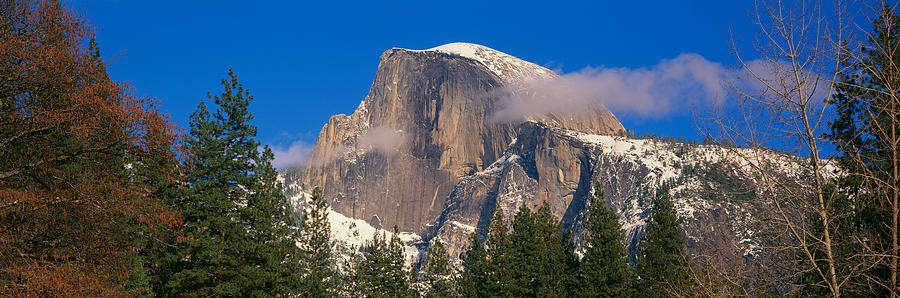 Nature Photograph - Panoramic View Of Half Dome In Yosemite by Panoramic Images