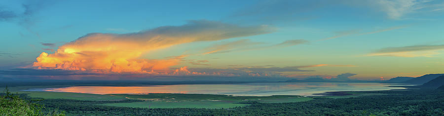Panoramic View Of Lake Manyara Photograph by John Bryant