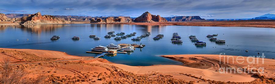 Panoramic View Of Lake Powell Photograph by Adam Jewell