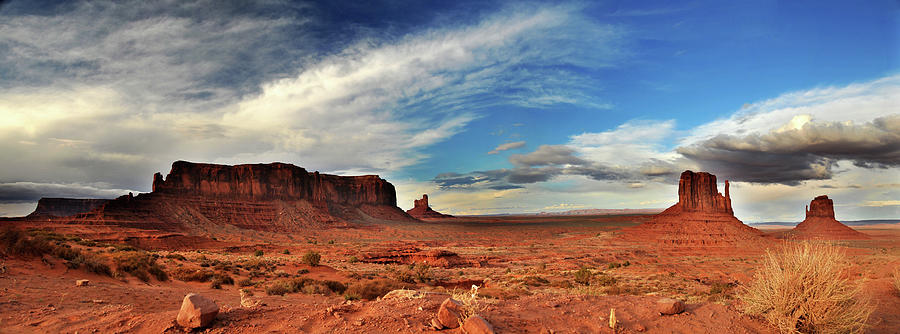 Panoramic View Of Monument Valley From Photograph by Utah-based Photographer Ryan Houston