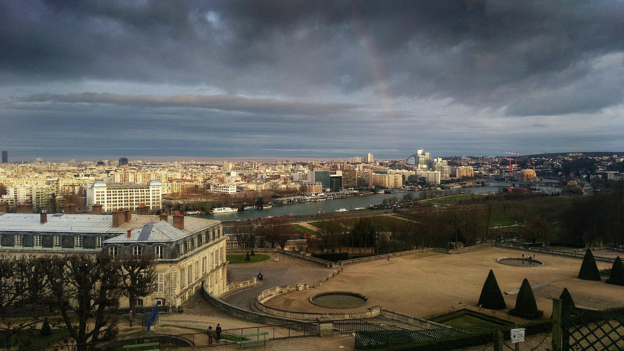 Panoramic View Of Paris And Boulogne Photograph by Virginie Blanquart