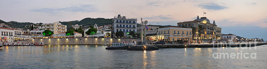 Panoramic view of Spetses town Photograph by George Atsametakis