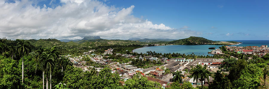 Panoramic View Of The Bay Of Baracoa Photograph by Jeremy Woodhouse