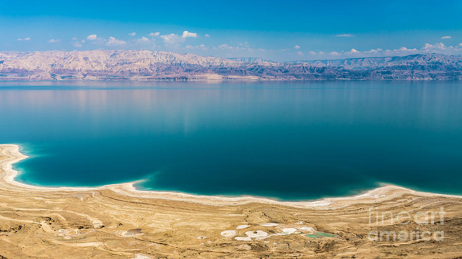 Panoramic View of the Dead Sea Photograph by Jacki Soikis