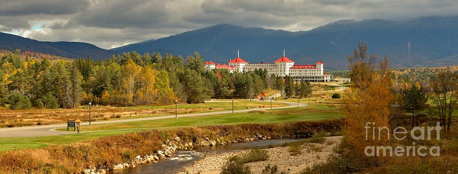 Panoramic View Of The Whie Mountains Omni Resort Photograph by Adam Jewell