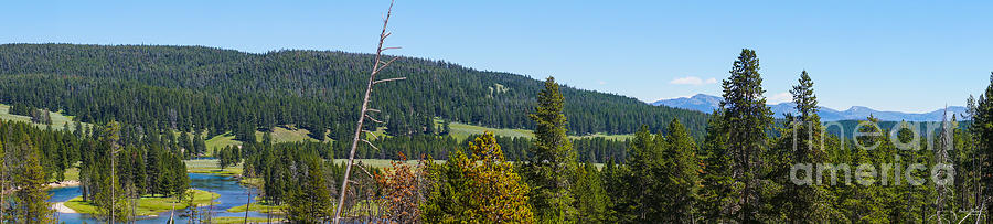 Panoramic Yellowstone Landscape Photograph by Jennifer White