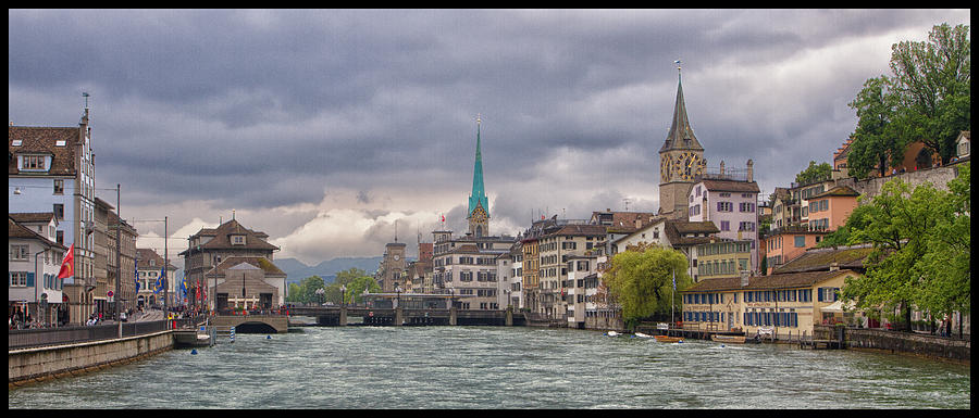Panoramic Zurich Photograph by Jason Wolters