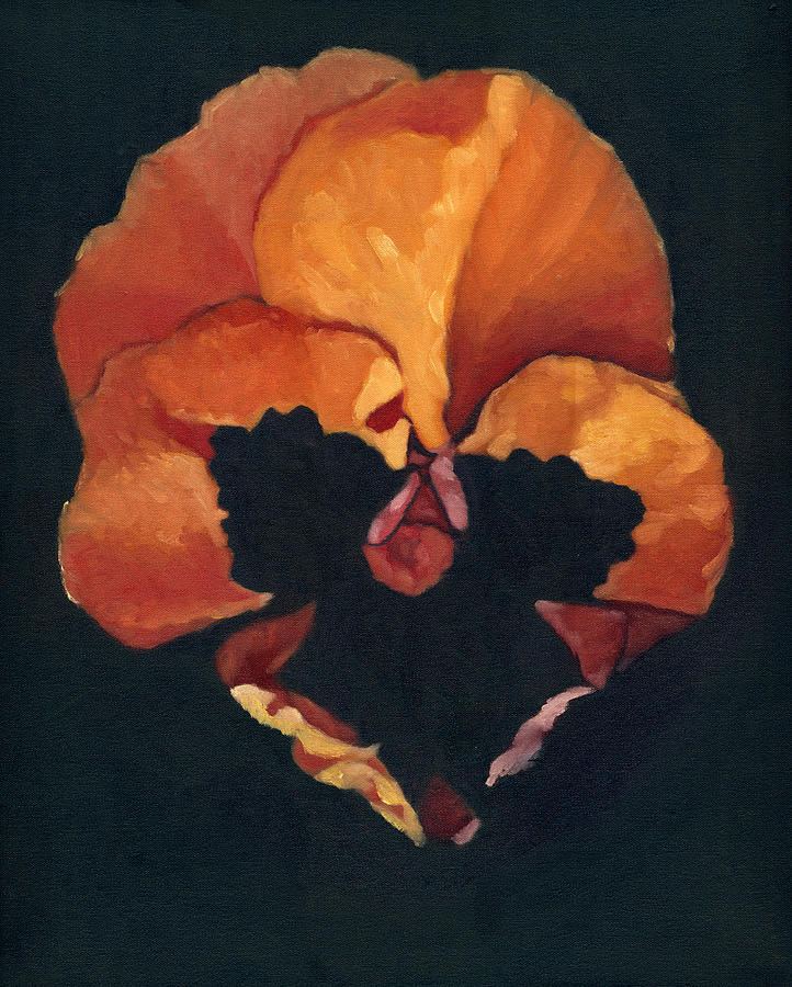 Pansy No.6 Painting by Katherine Miller