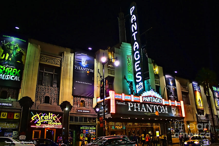 Pantages Theater Photograph by Tommy Anderson