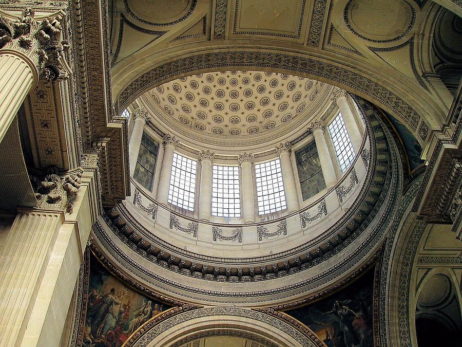 Paris Photograph - Pantheon Architecture by Jenny Hudson