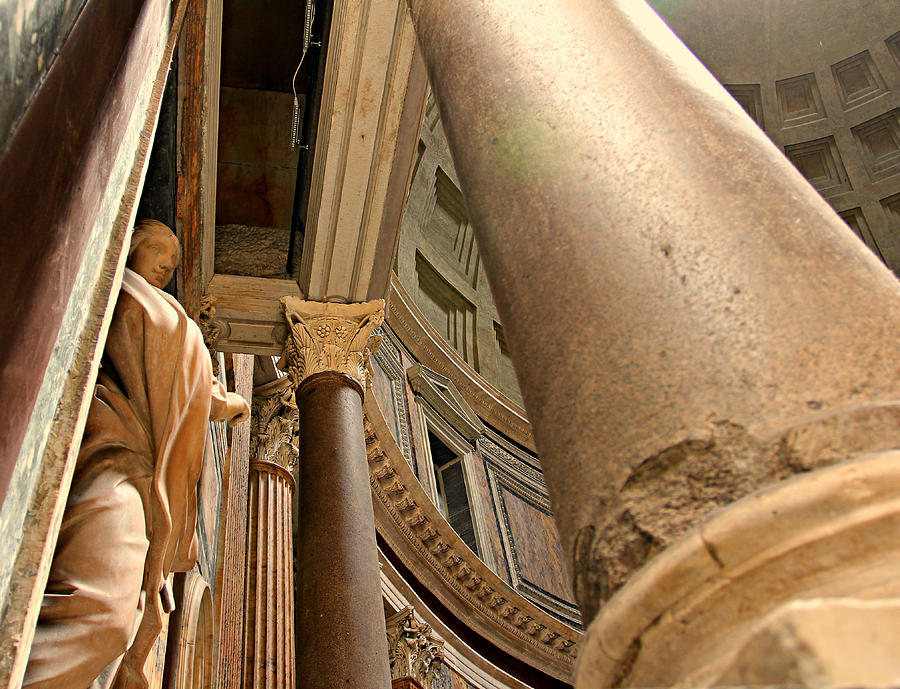 Pantheon Columns  Photograph by Steve Natale
