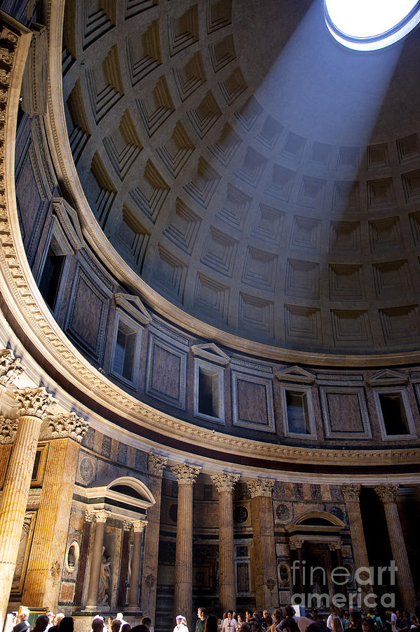 Pantheon Interior Photograph by Brian Jannsen