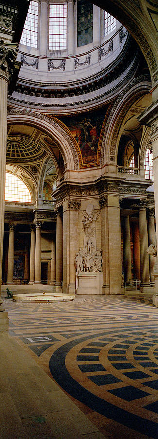 Paris Photograph - Pantheon Interior Paris France by Panoramic Images