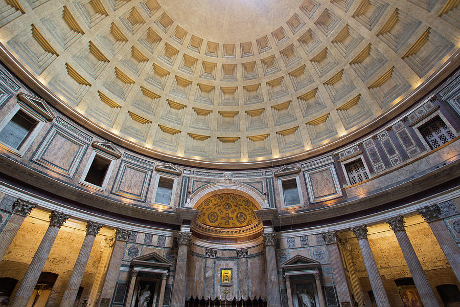 Pantheon Interior, Rome Photograph by David Soanes Photography