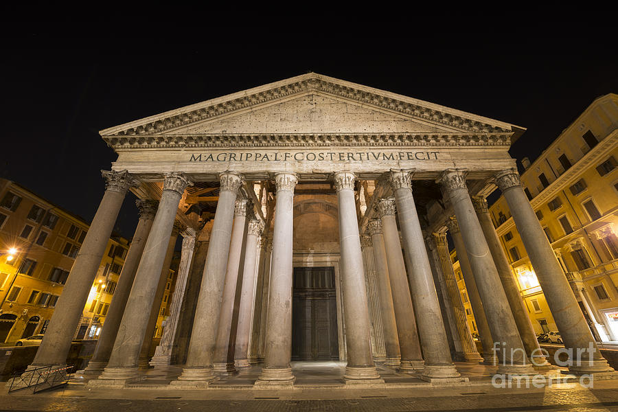 Pantheon Photograph by Mats Silvan
