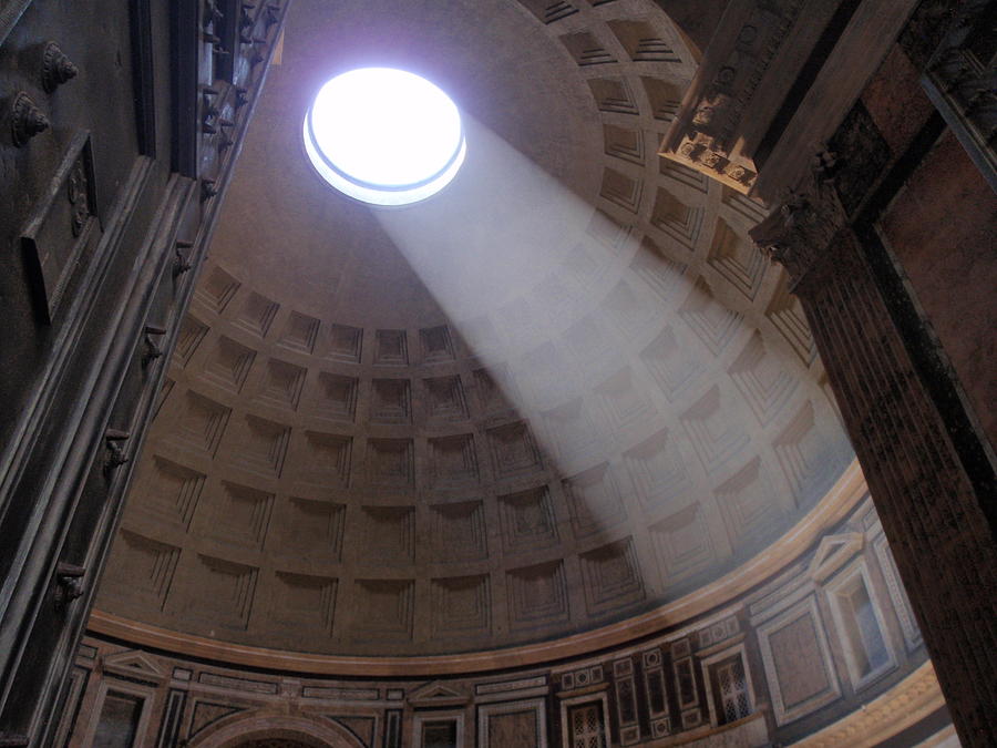 Architecture Photograph - Pantheon Rome by Laura OConnell