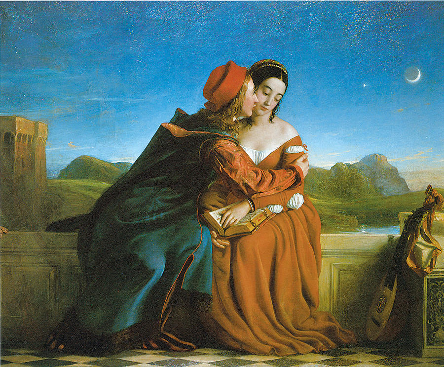 William Dyce Painting - Paolo and Francesca by William Dyce