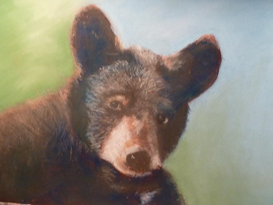 Papa Bear Pastel by Joyce Spencer