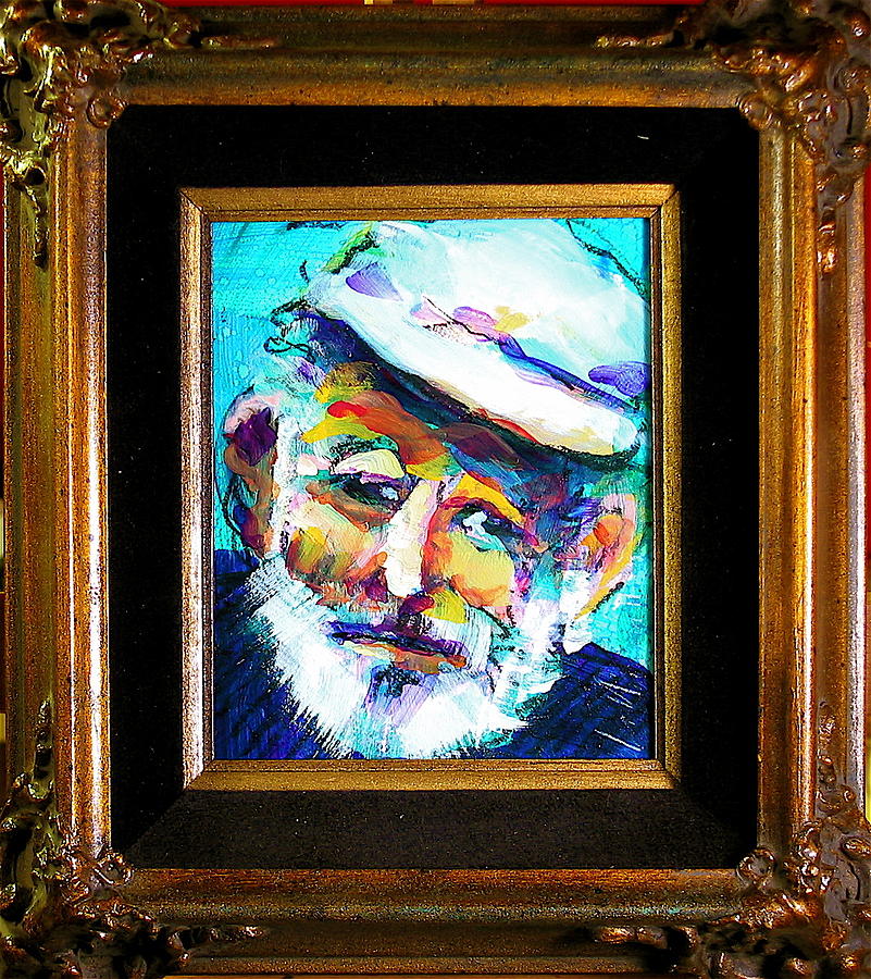 Papa Painting by Les Leffingwell