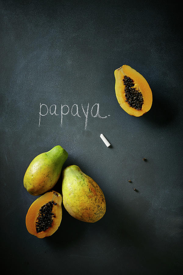 Papaya Photograph by Lew Robertson