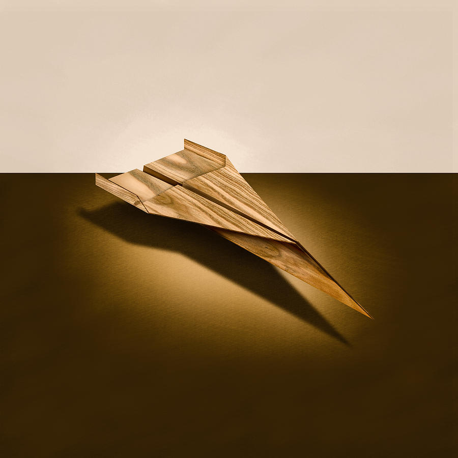 Paper Airplanes of Wood 3 Photograph by YoPedro