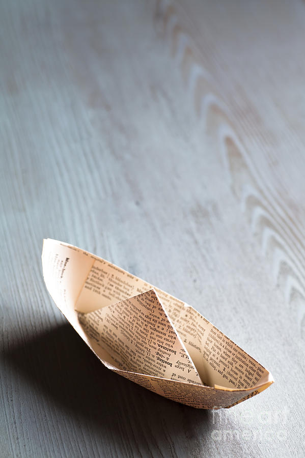 Paper Boat Photograph by Jan Bickerton