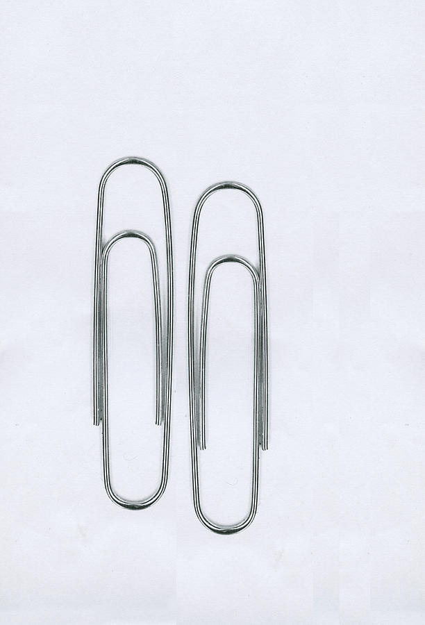 Paper clips Mixed Media by Bob RL Evans Fine Art America