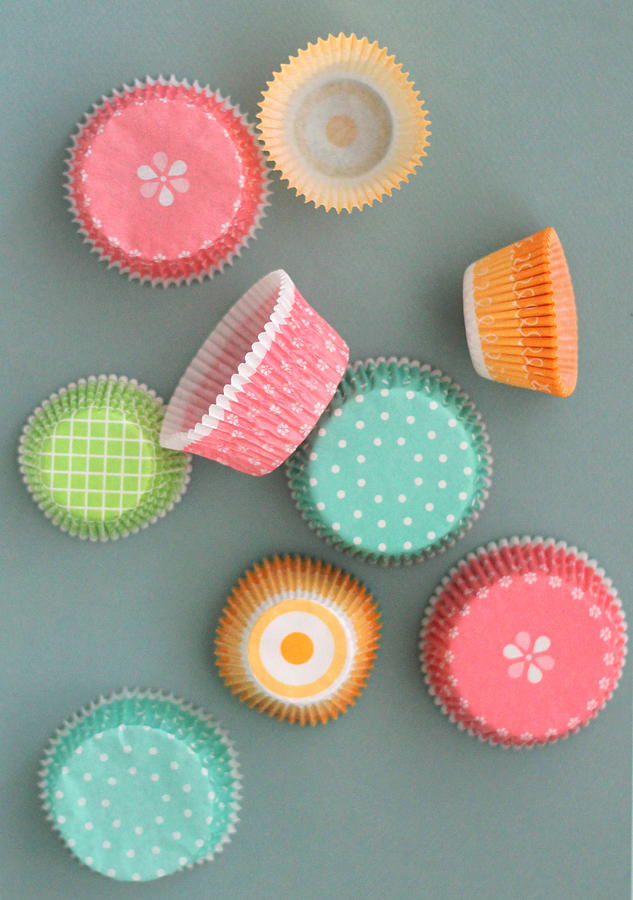 Paper Cupcake Wrappers Photograph by Nohut Photography