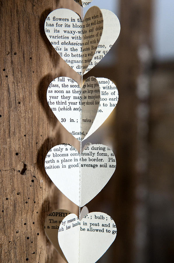 Paper Love Hearts Photograph