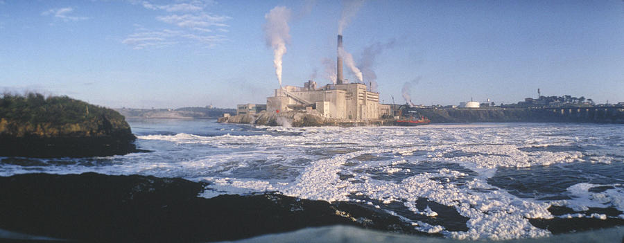 Paper Mill Air Pollution - Stock Image - C012/1468 - Science Photo