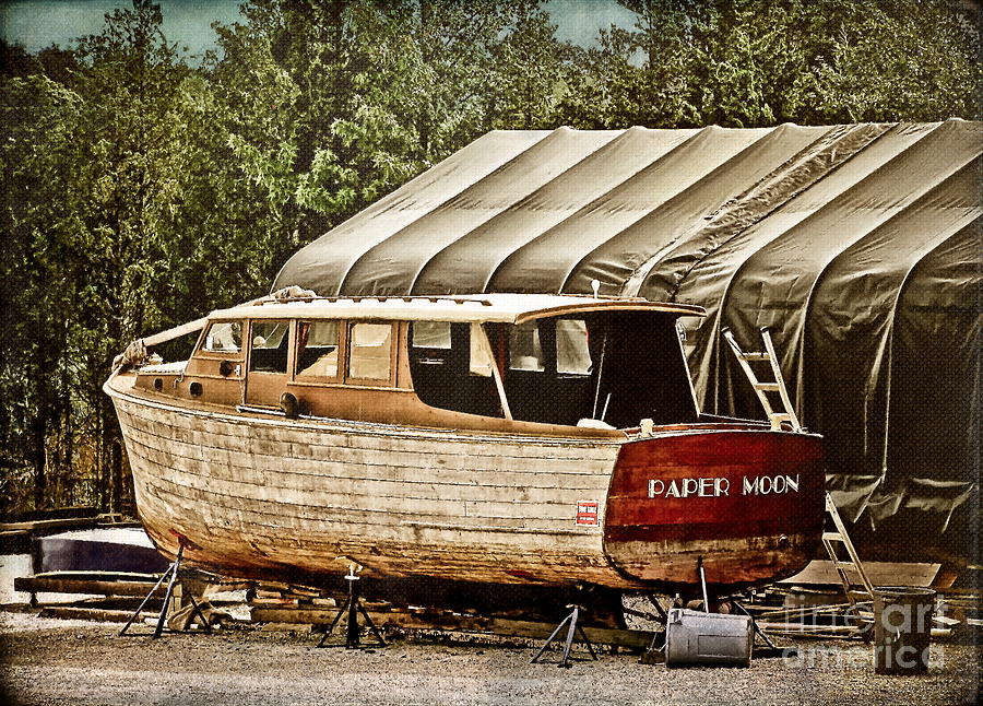 Boat Photograph - Paper Moon by Colleen Kammerer