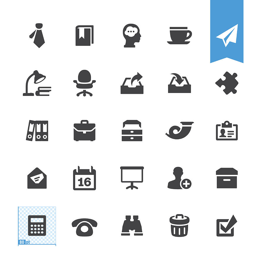 Paperwork & Office vector sign and icon Drawing by Lushik