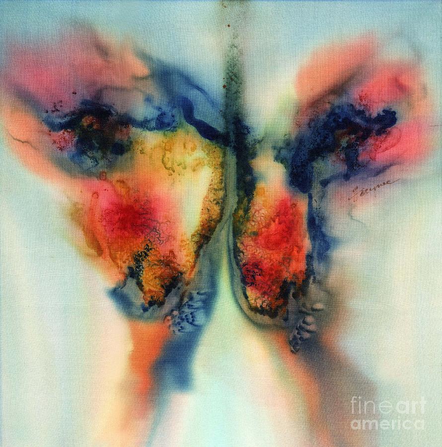 Abstract Painting - Papillon by Addie Hocynec