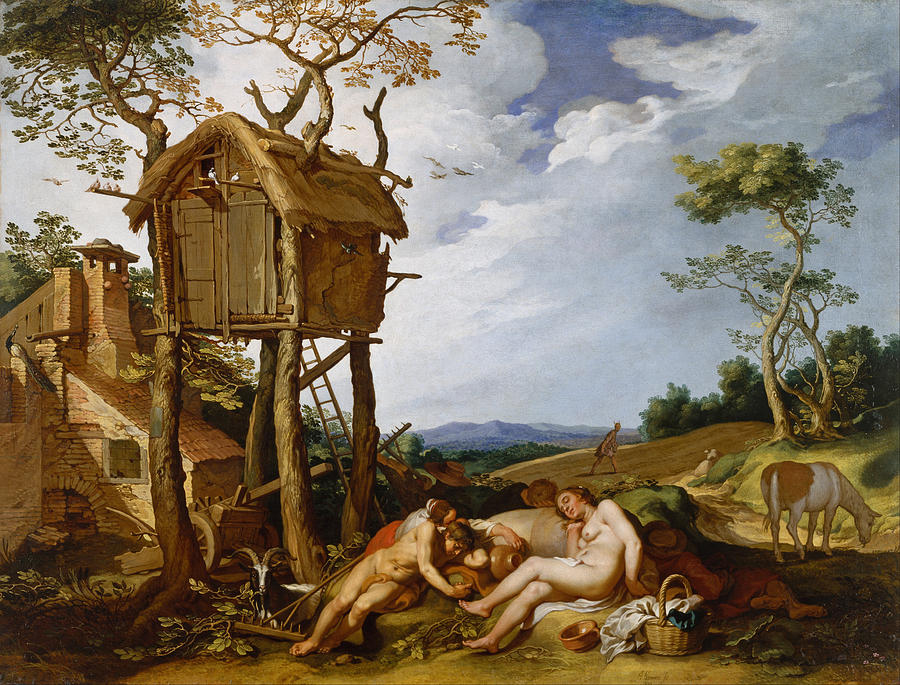 Parable of the Wheat and the Tares Painting by Abraham Bloemaert