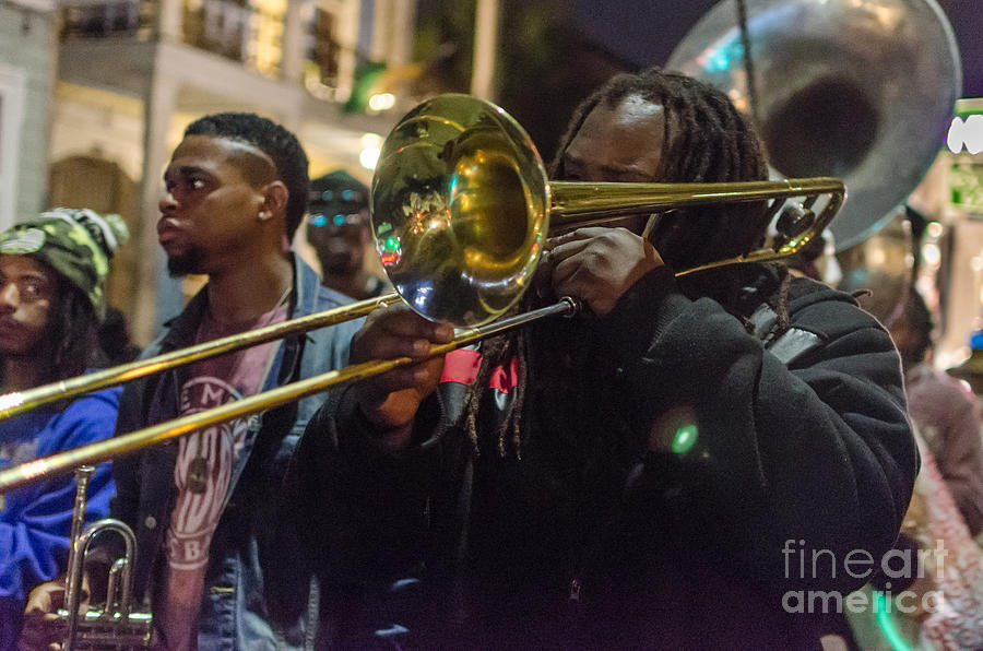 New Orleans Photograph - Parade Jazz - NOLA by Kathleen K Parker