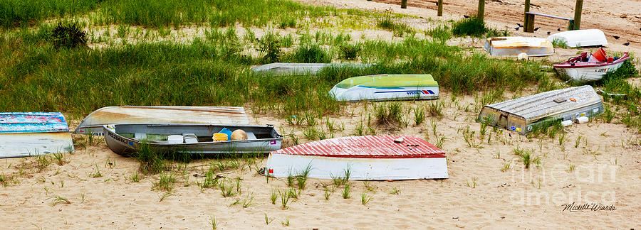 Parade of Colorful Boats Photograph by Michelle Constantine