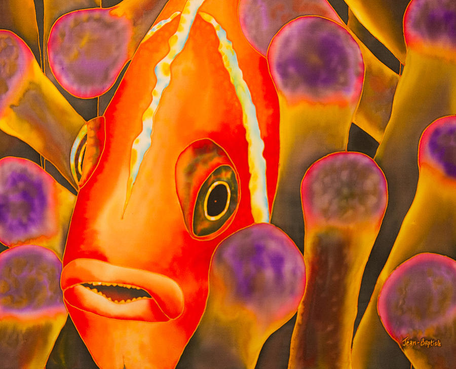  Clownfish Painting by Daniel Jean-Baptiste