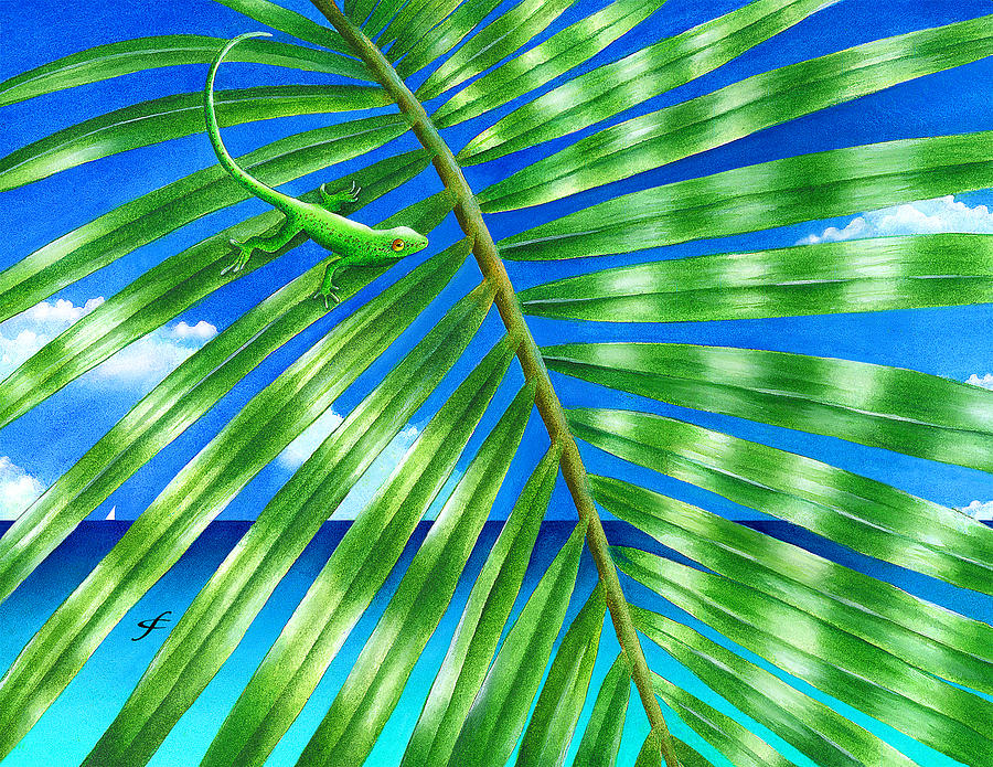 Nature Photograph - Paradise Frond by MGL Meiklejohn Graphics Licensing