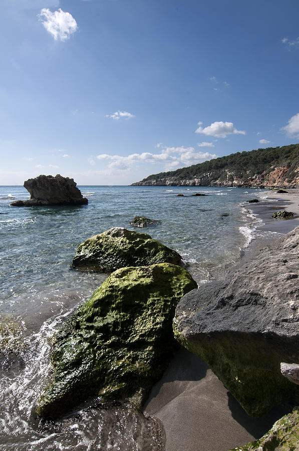 Binigaus beach in south coast of Minorca island Europe - Paradise is not far away Photograph by Pedro Cardona Llambias