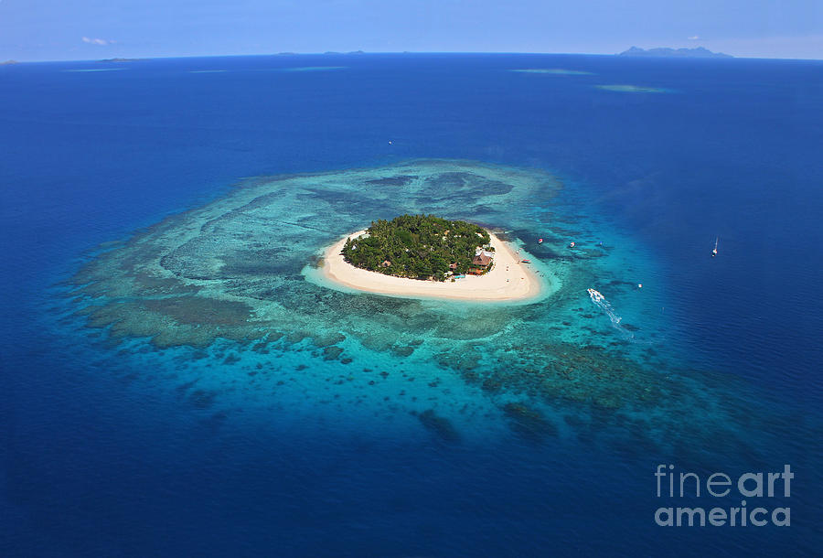 Paradise Photograph - Paradise Island in South Sea I by Lars Ruecker