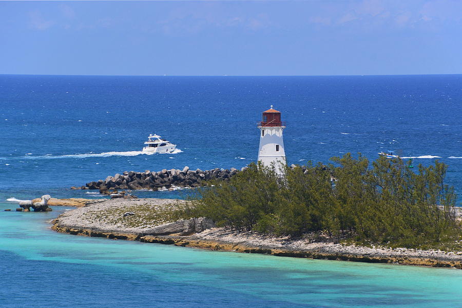 Paradise Island Lighthouse Photograph by Richard Booth - Fine Art America