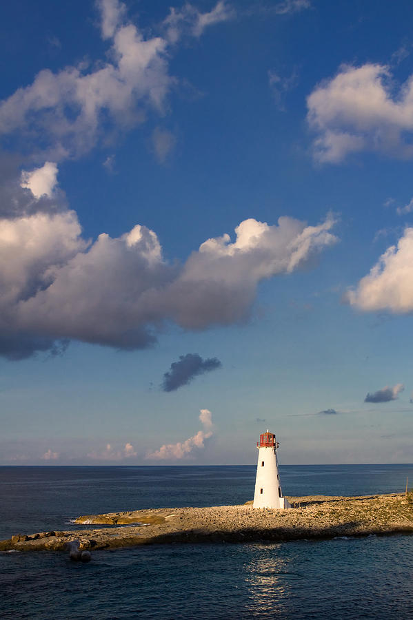 Lighthouse Photograph - Paradise Island Lighthouse by Stephanie McDowell