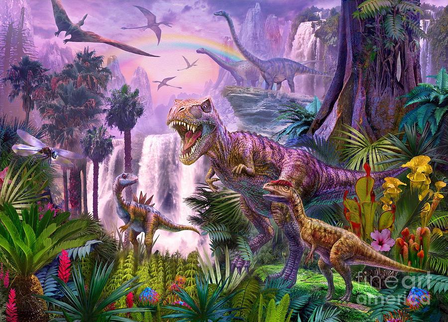 Jungle Digital Art - Paradise by MGL Meiklejohn Graphics Licensing