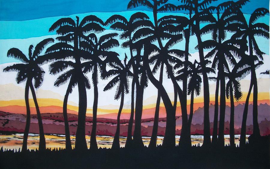 Sunset Tapestry - Textile - Paradise Of Beyond by Lukandwa Dominic