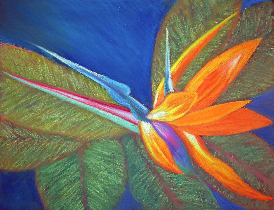 Paradise Pastel Painting by Patricia Beebe