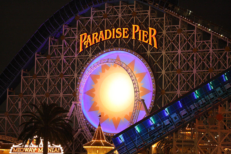 Paradise Pier Photograph by David Nicholls