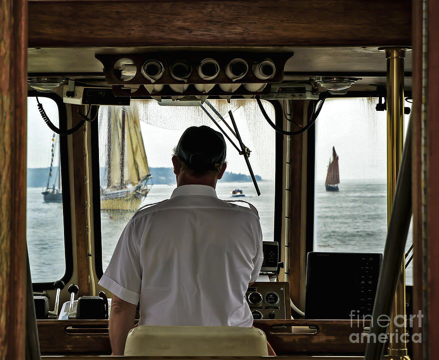Boat Photograph - Paradox of Time by Brenda Giasson
