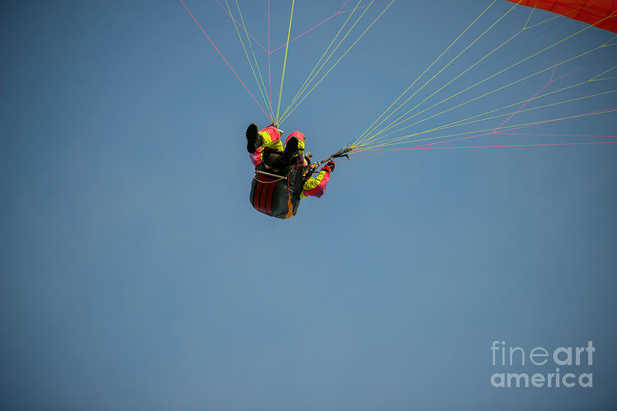 Paragliding Photograph by Mats Silvan